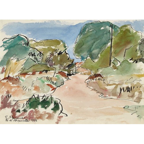 RUDOLF MUMPRECHT : '�le de Porquerolles' (DOBIASCHOFSKY AUKTIONEN AG)