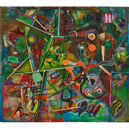 SERGE BRIGNONI : Abstrakte Komposition (DOBIASCHOFSKY AUKTIONEN AG)