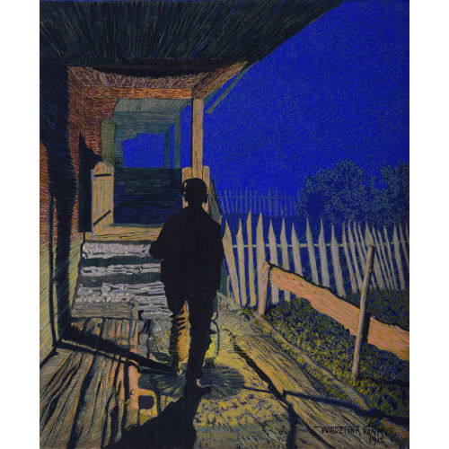 WALDEMAR THEOPHIL FINK : 'Laternenlicht' (DOBIASCHOFSKY AUKTIONEN AG)