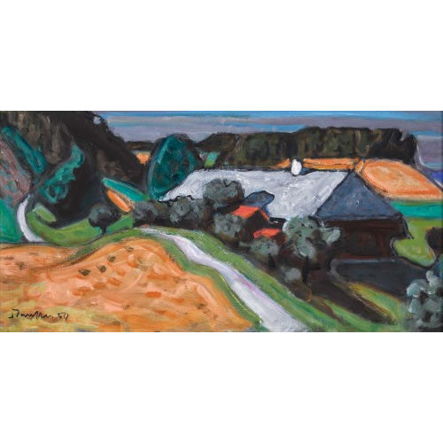 FRED STAUFFER : Emmentaler Landschaft (DOBIASCHOFSKY AUKTIONEN AG)