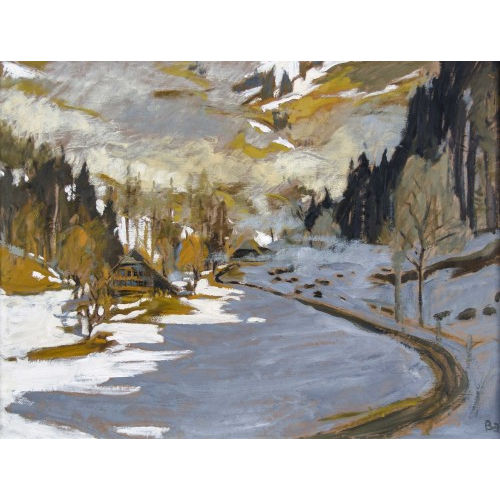 FRED BAUMANN : 'Sich aufl�sender Nebel (in Eggiwil)' (DOBIASCHOFSKY AUKTIONEN AG)