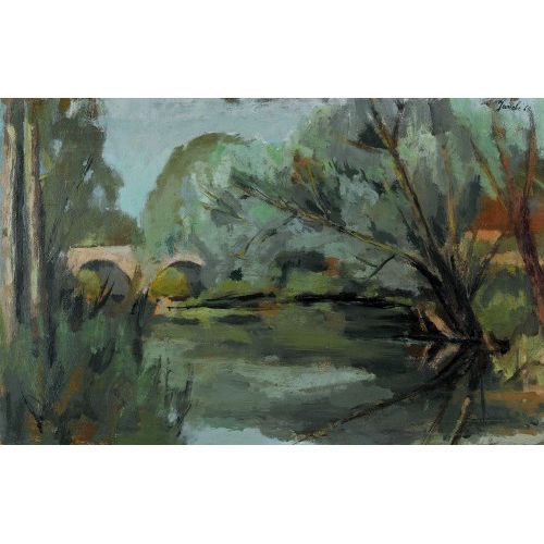 JEANNE) JANEB� (EIGTL. BARRAUD-PELLET : 'Le pont' (DOBIASCHOFSKY AUKTIONEN AG)