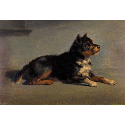 CHARLES JEAN FERDINAND HUMBERT : Liegender Hund (DOBIASCHOFSKY AUKTIONEN AG)