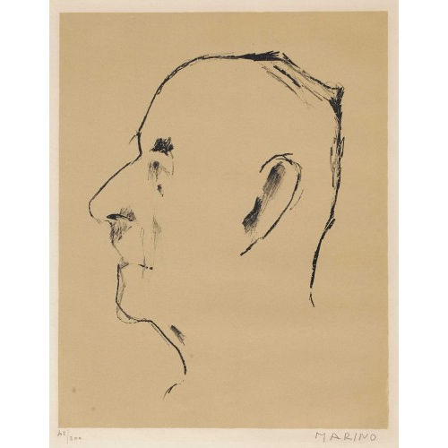 MARINO MARINI : 'Rittrato di Thomas Mann' (DOBIASCHOFSKY AUKTIONEN AG)