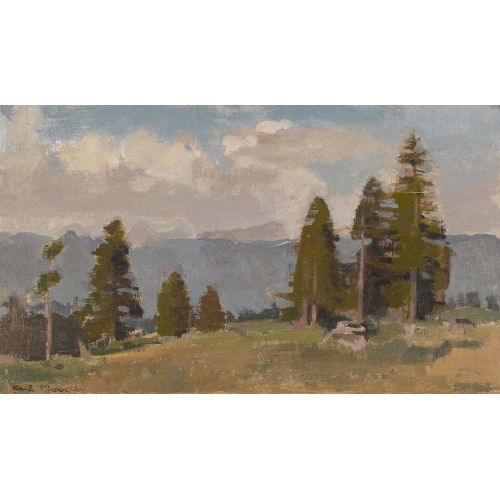 KARL MOOR : Waldlichtung im Gebirge (DOBIASCHOFSKY AUKTIONEN AG)