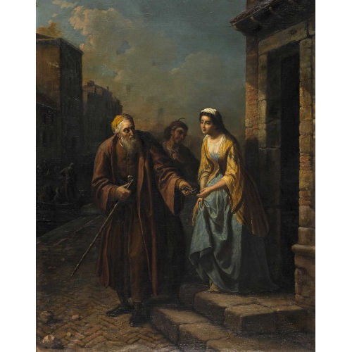 VINCENZO GIACOMELLI : Shylock �bergibt Jessica die Schl�ssel (DOBIASCHOFSKY AUKTIONEN AG)