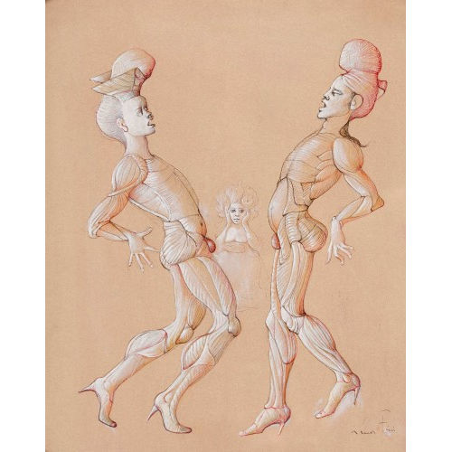 LEONOR FINI : 'Duel oratoir' (DOBIASCHOFSKY AUKTIONEN AG)