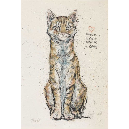 FRITZ HUG : 'Nonoche la chatte pr�fer�e de Colette' (DOBIASCHOFSKY AUKTIONEN AG)