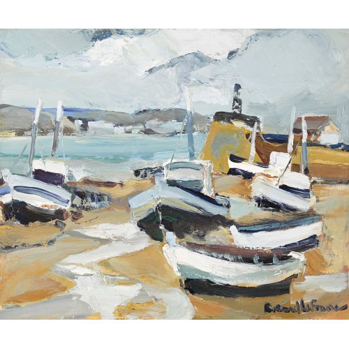 ROLAND LEFRANC : 'L'Avant-Port (Granville)' (DOBIASCHOFSKY AUKTIONEN AG)