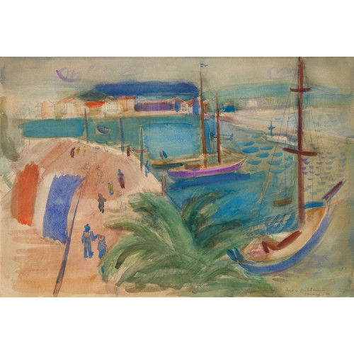 MAX VON M�HLENEN : Hafen von Sanary-sur-Mer (DOBIASCHOFSKY AUKTIONEN AG)