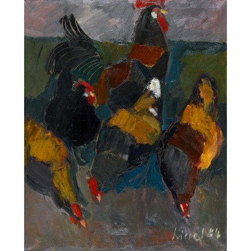 GERNOT KISSEL : Gockel und H�hner (DOBIASCHOFSKY AUKTIONEN AG)