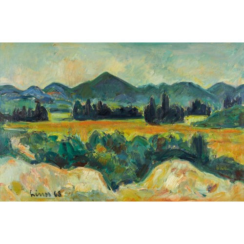 CARL WALTER LINER : S�dfranz�sische Landschaft. (DOBIASCHOFSKY AUKTIONEN AG)