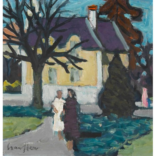 FRED STAUFFER : 'Im Monbijou' (DOBIASCHOFSKY AUKTIONEN AG)