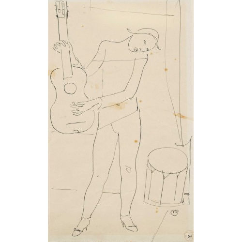 MAURICE BARRAUD : Le musicien (DOBIASCHOFSKY AUKTIONEN AG)