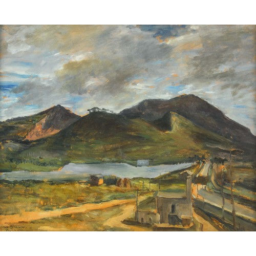 GIOVANNI BRANCACCIO : Landschaft bei Pozzuoli (DOBIASCHOFSKY AUKTIONEN AG)