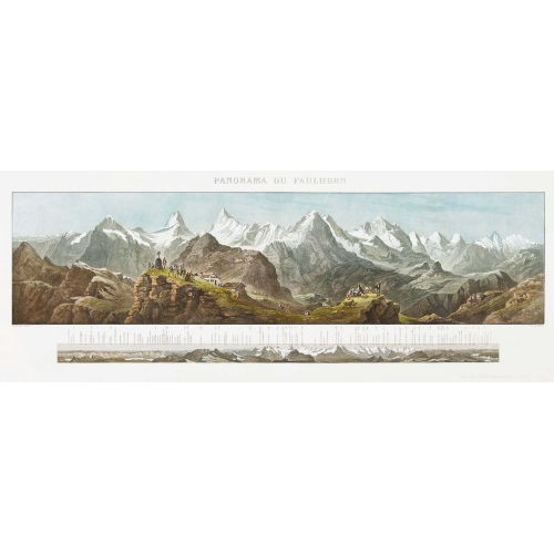 ARNOLD JENNY : 'Panorama du Faulhorn' (DOBIASCHOFSKY AUKTIONEN AG)