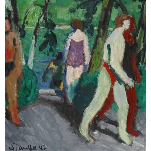 FRED STAUFFER : Die Badenden (DOBIASCHOFSKY AUKTIONEN AG)