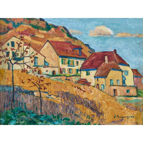 ERNST SAMUEL GEIGER : 'Abend in Alferm�e' (DOBIASCHOFSKY AUKTIONEN AG)