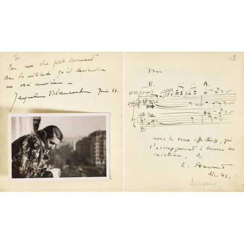 PABLO PICASSO : Das Autografenalbum von Bernard Appia (DOBIASCHOFSKY AUKTIONEN AG)