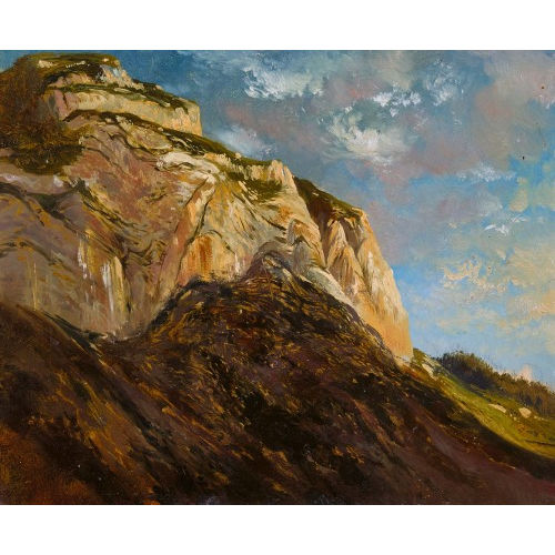 ALEXANDRE CALAME : Sal�ve au soleil couchant (DOBIASCHOFSKY AUKTIONEN AG)