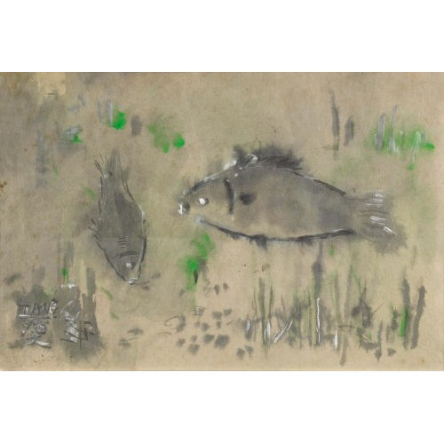 HAYWEN (ZENG HAIWEN) T'ANG : Untitled (Fish) (DOBIASCHOFSKY AUKTIONEN AG)