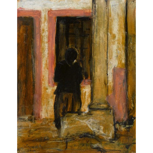 ALFRED GR�NWALD : Frau in Interieur (DOBIASCHOFSKY AUKTIONEN AG)