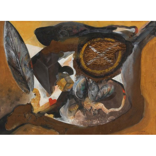 ROLAND BUGNON : Komposition mit Miesmuscheln (DOBIASCHOFSKY AUKTIONEN AG)