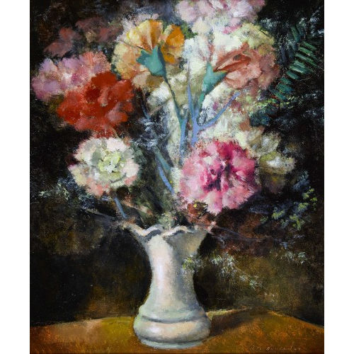 RODOLPHE TH�OPHILE BOSSHARD : 'Oeillets' (DOBIASCHOFSKY AUKTIONEN AG)