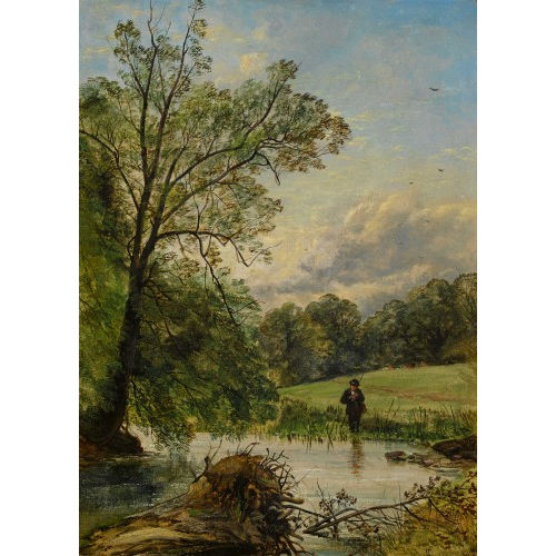 THOMAS CRESWICK : The fisherman (DOBIASCHOFSKY AUKTIONEN AG)