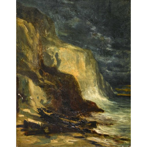 GUSTAVE COURBET : La Cascade (DOBIASCHOFSKY AUKTIONEN AG)