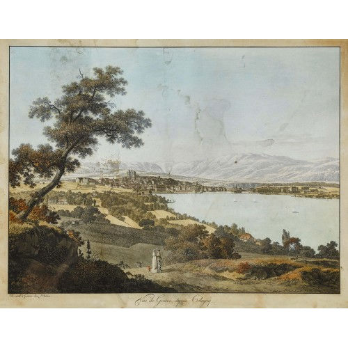 JEAN-ANTOINE LINCK : 'Vue de Gen�ve, depuis Cologny' (DOBIASCHOFSKY AUKTIONEN AG)