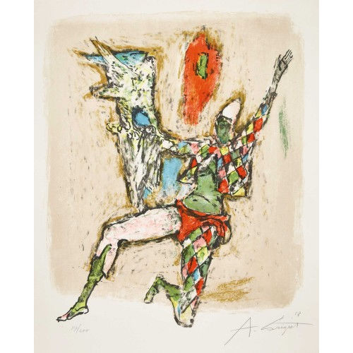ALOIS CARIGIET : Clown und Falke (DOBIASCHOFSKY AUKTIONEN AG)