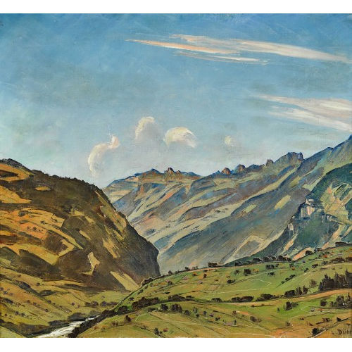 LOUIS D�RR : Berglandschaft (DOBIASCHOFSKY AUKTIONEN AG)