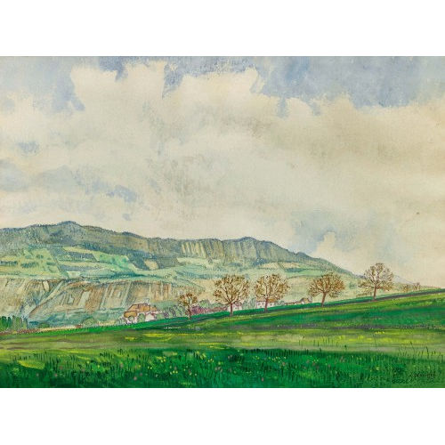 ALBERT TRACHSEL : Fr�hlingslandschaft (DOBIASCHOFSKY AUKTIONEN AG)