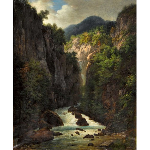 GOTTLIEB BION : Die Viamala-Schlucht (DOBIASCHOFSKY AUKTIONEN AG)