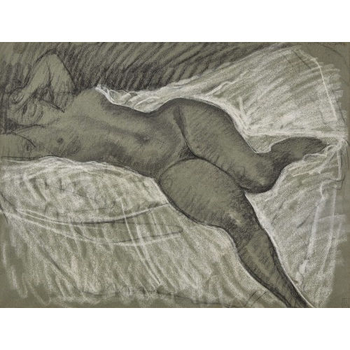 TH�OPHILE-ALEXANDRE STEINLEN : Femme nue allong�e (DOBIASCHOFSKY AUKTIONEN AG)