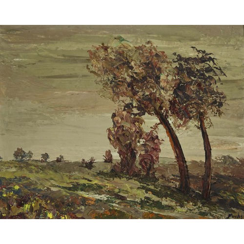 JACQUES F. FUCHS : Herbstlandschaft mit B�umen (DOBIASCHOFSKY AUKTIONEN AG)