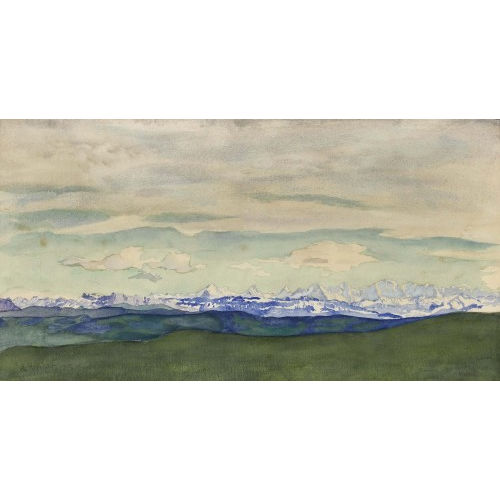 ERNST KREIDOLF : Berner Alpenpanorama (DOBIASCHOFSKY AUKTIONEN AG)