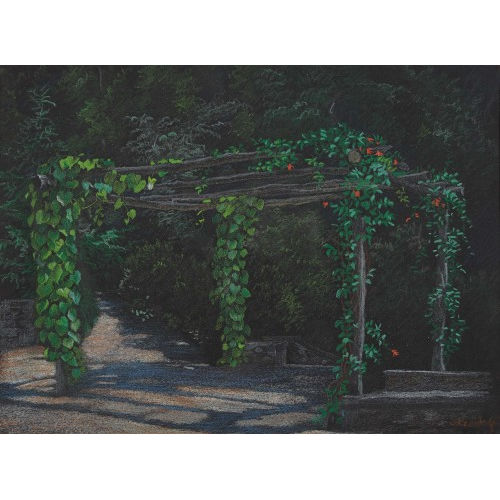 ERNST KREIDOLF : Bewachsene Pergola (DOBIASCHOFSKY AUKTIONEN AG)