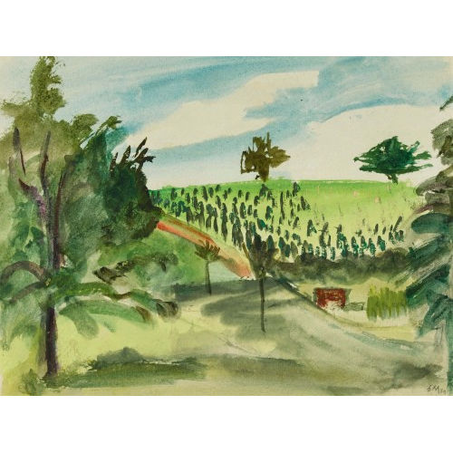 ERNST MORGENTHALER : H�gelige Landschaft (DOBIASCHOFSKY AUKTIONEN AG)