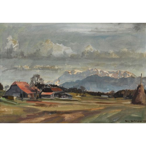 HANS GARTMEIER : Emmentaler Herbstlandschaft (DOBIASCHOFSKY AUKTIONEN AG)
