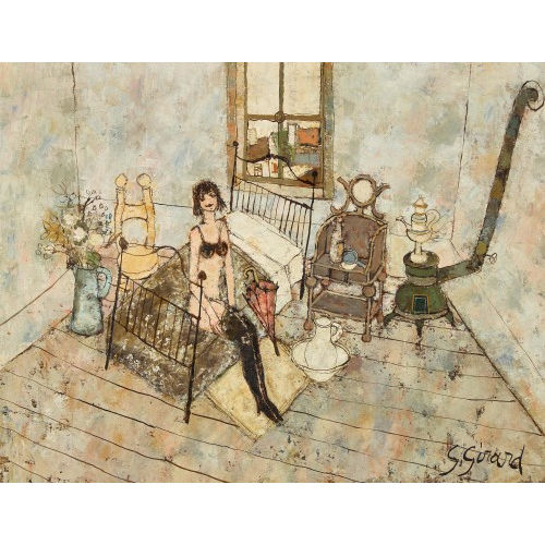 GEORGES GIRARD : 'La chambre' (DOBIASCHOFSKY AUKTIONEN AG)