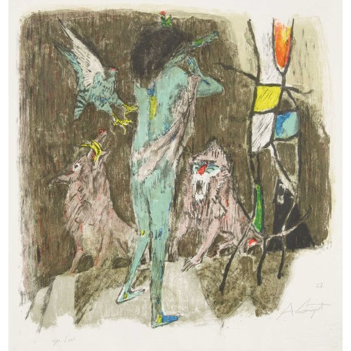 ALOIS CARIGIET : 'Das Weib und das Raubtier' (DOBIASCHOFSKY AUKTIONEN AG)