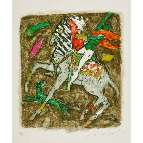 ALOIS CARIGIET : Der Reiter (DOBIASCHOFSKY AUKTIONEN AG)
