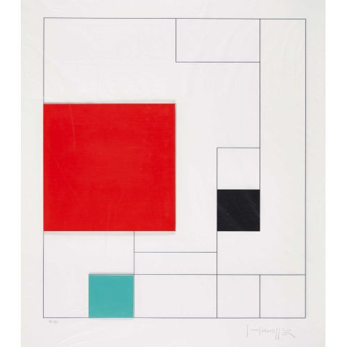 GOTTFRIED HONEGGER : Geometrische Komposition (DOBIASCHOFSKY AUKTIONEN AG)