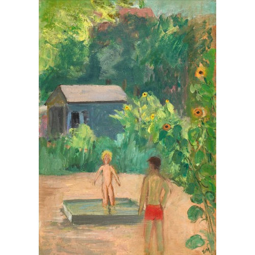 ERNST MORGENTHALER : 'Im Garten' (DOBIASCHOFSKY AUKTIONEN AG)