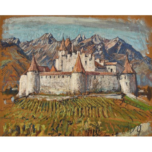FRITZ HUG : 'Schloss Aigle' (DOBIASCHOFSKY AUKTIONEN AG)