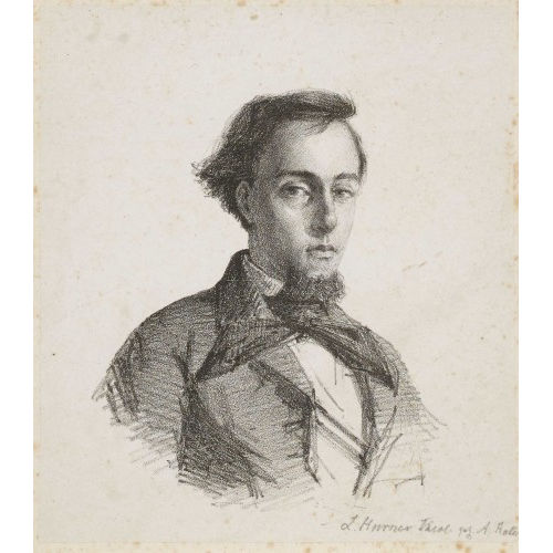 ALBERT ANKER : Brustbildnis von Ludwig H�rner (DOBIASCHOFSKY AUKTIONEN AG)