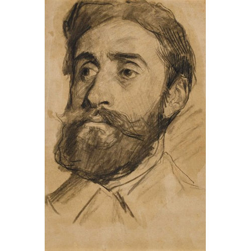 ALBERT ANKER : Portr�t eines b�rtigen Mannes (DOBIASCHOFSKY AUKTIONEN AG)