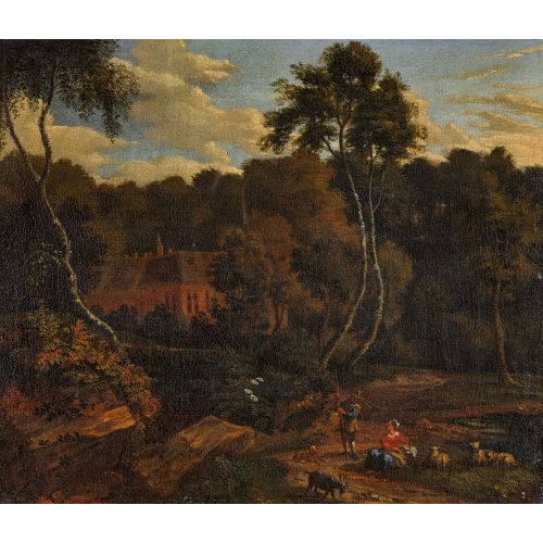 JEAN FRAN�OIS I (AUCH MILLET MILLET : Landschaft mit Sch�ferszene (DOBIASCHOFSKY AUKTIONEN AG)